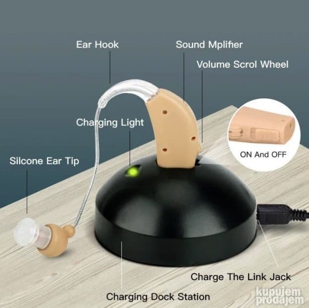 PUNJIVI SLUŠNI aparat za SLUH NA PUNJENJE 066 494941