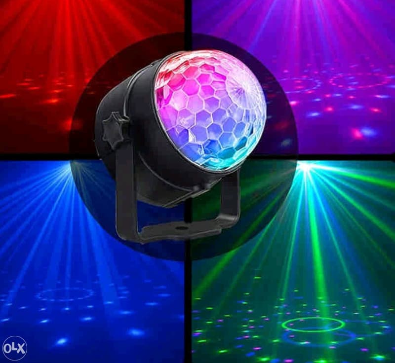 RGB LED DISKO KUGLA  LASER 066494941 light show 2