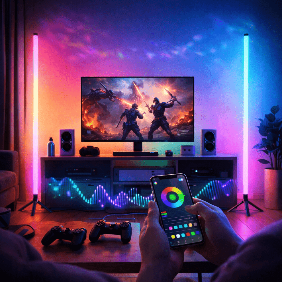 Pametna RGB podna LED lampa 2