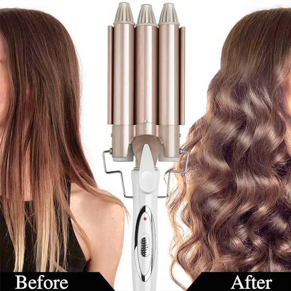 ROZIA Profesionalni Trostruki Uvijač za Kosu 5