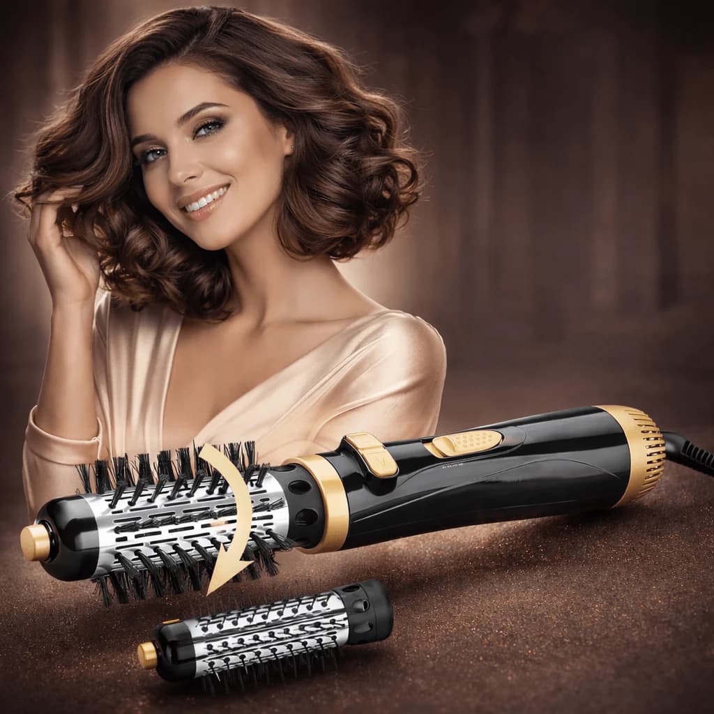 Rozia Rotirajuća Četka za Kosu 5