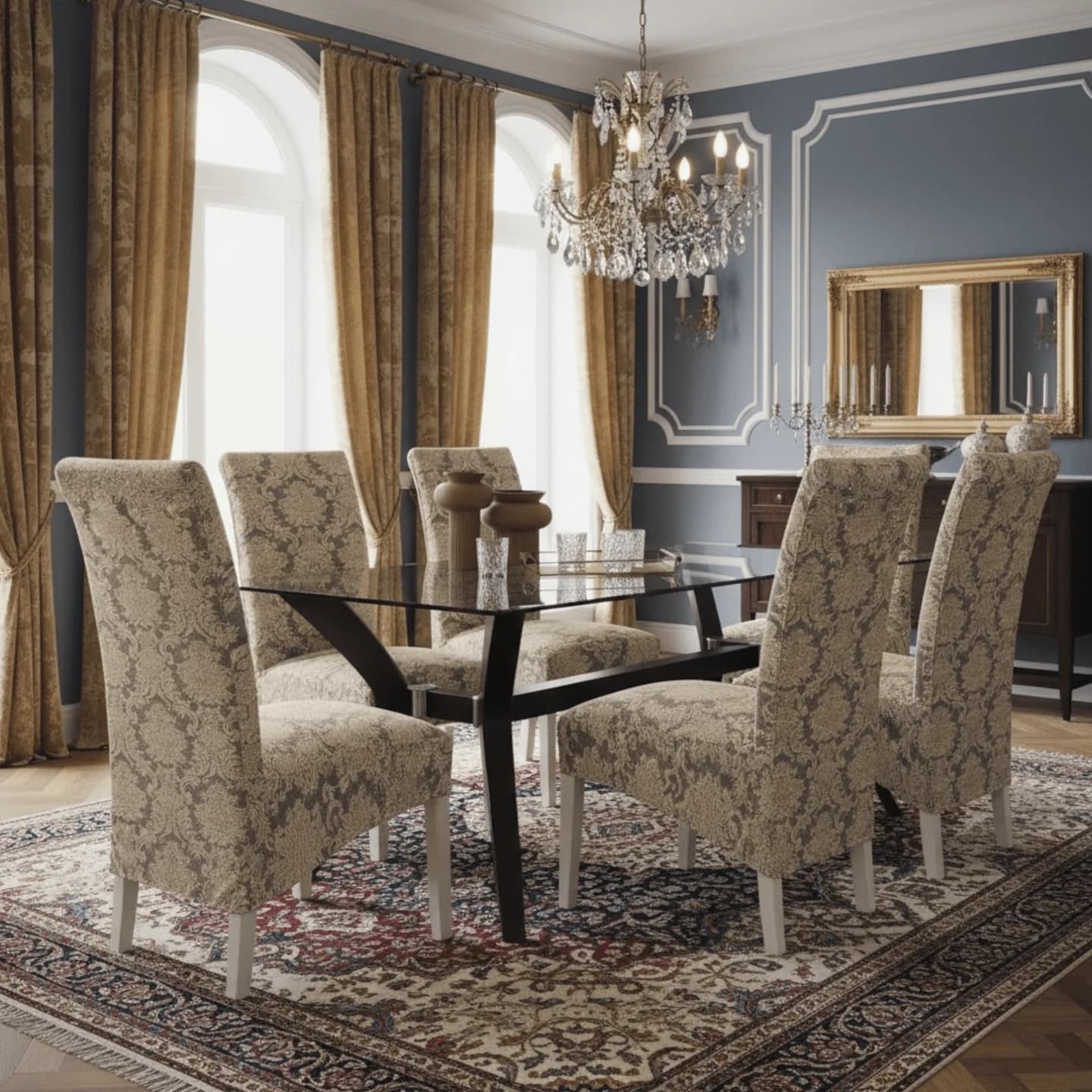 6-dijelni set Navlaka za Stolice 3